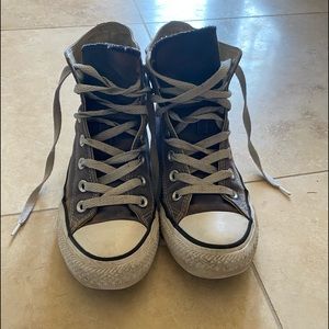 Converse high top Shoes size 7 in women’s Blue